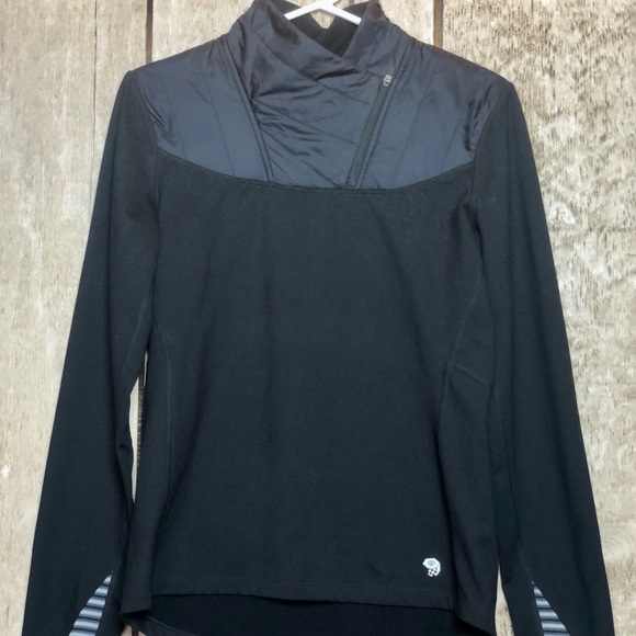 Mountain Hardware black pullover with zipper collar - Picture 3 of 7